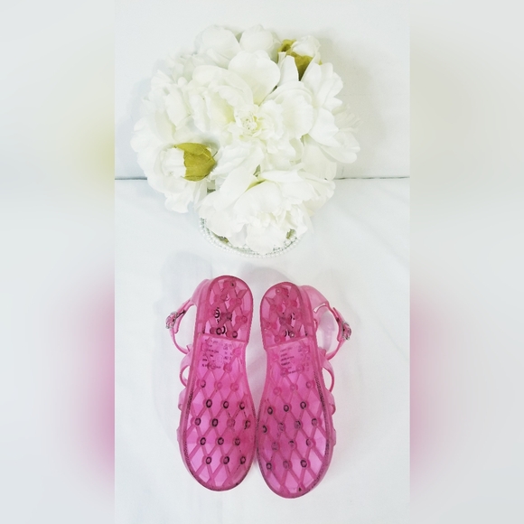 Zoe & Zac Pink Jelly Sandals - Picture 7 of 7